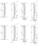 Nerezové zábradlie - stĺpik 42,4 mm - horný- prút 12 mm